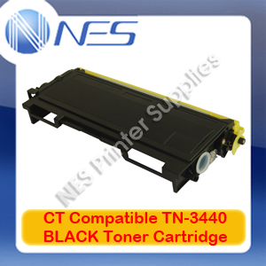 CT Compatible TN-3440 BLACK High Yield Toner Cartridge for Brother L5100DN/L5200DW/L6200DW (8K)
